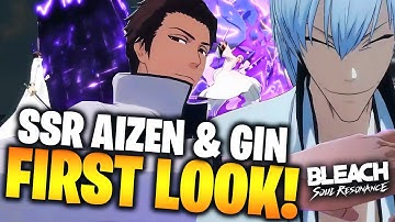 CRAZY REVEAL! NEW SSR AIZEN, GIN GAMEPLAY REVEALED IN BLEACH: SOUL RESONANCE!