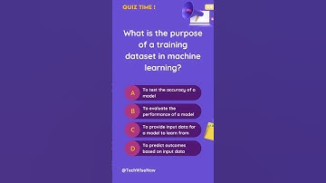 🤖📚 What is a Training Dataset in Machine Learning? #quiz