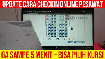 CARA CHECK IN ONLINE PESAWAT GAK SAMPE 5 MENIT | BISA PILIH KURSI