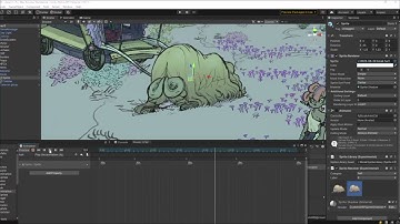 Devlog 2023 07 02 - 2D Creature animation in Unity - Bizak is hurt !