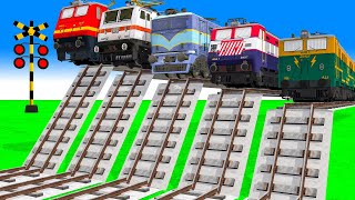 電車アニメ | Railway Crossing | 電車アニメ | railroad crossing fumikiri train #2