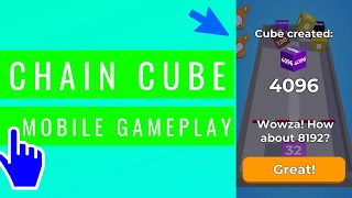 Chain Cube: 2048 😱 4096 SCORE - iOS Android Mobile Gameplay screenshot 3
