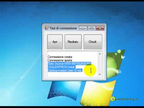 Tutorial di ADO.NET - Esercitazione: la connessione al database