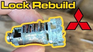 Restore A Car Lock Cylinder 🔑🔒 *Satisfying* 2g DSM Door Lock Fix