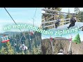 I WENT ZIPLINING AT GROUSE MOUNTAIN AND SURVIVED!!!