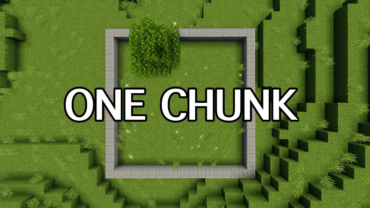Minecraft but I can't leave my chunk - YouTube