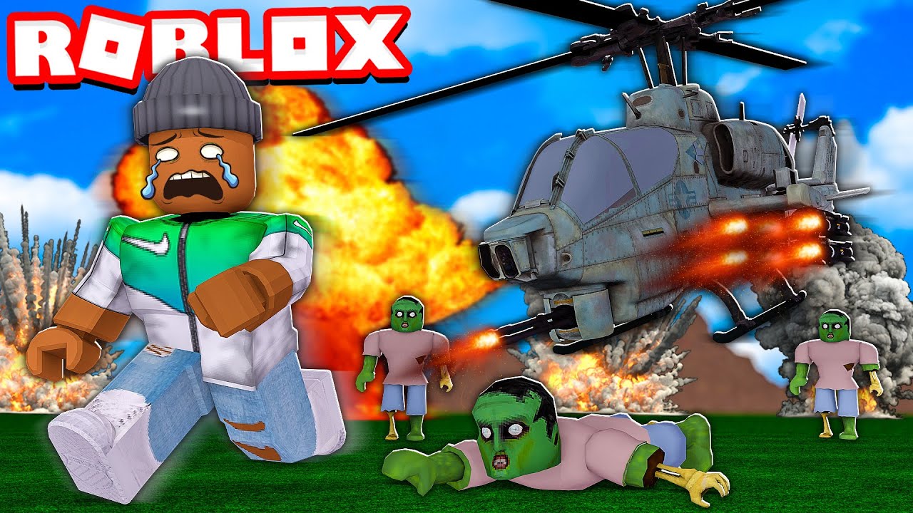Survive The Evil Helicopter Or Die In Roblox Youtube - roblox jailbreak denis attack heli