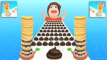 Pancake Run - All Levels Gameplay Android, iOS Levels 920 - 925 🥞