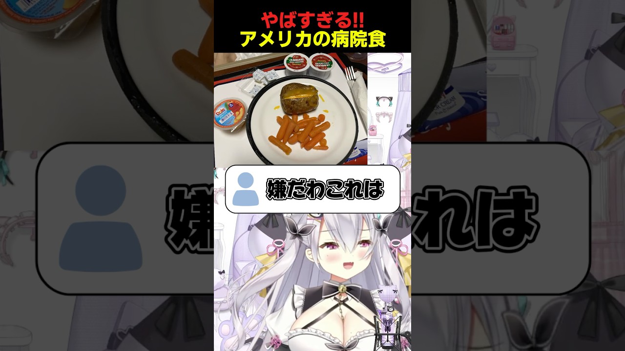 アメリカの病院食がやばすぎたwww【鳳玲天々/VTuber】