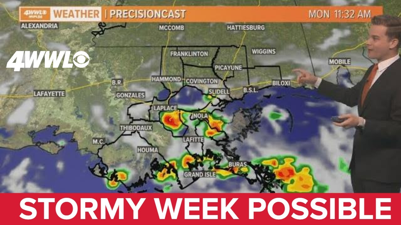 New Orleans Weather: Chance of more strong storms this week - YouTube