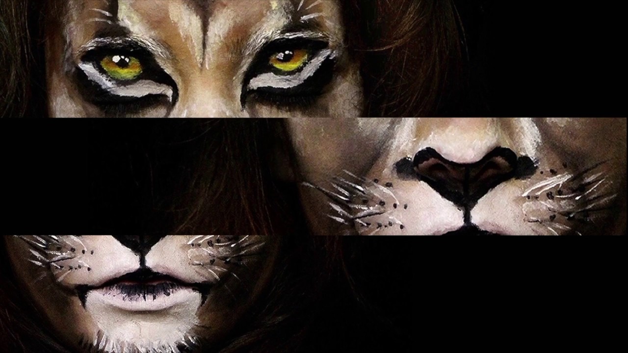 Maquiagem Leão (Makeup Lion)