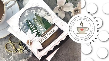 A Wintery Snow Globe Shaker Card | Simon