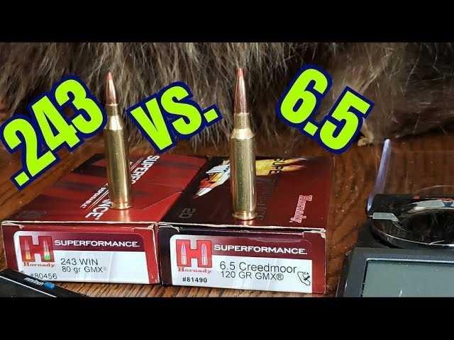 6.5 Creedmoor vs .243 Win - Cartridge Comparison - Sniper Country