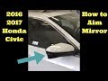 2015 Honda Civic Passenger Side Mirror With Camera