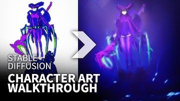 Character Art Walkthrough Using Stable Diffusion