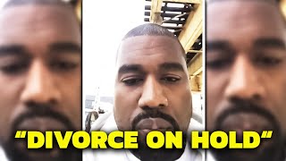 Kanye West Reveals Putting His Divorce with Kim Kardashian on Pause