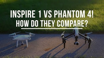 Inspire 1 vs Phantom 4! How Do They Compare?