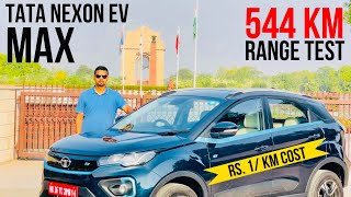 2022 Tata Nexon EV Max Range Test - Delhi-Jaipur-Delhi In 44 °C ☀️(544 KM)