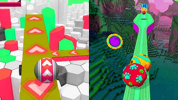 Multiplay Gyrosphere trials vs GoingBalls Race Compitison Hardless Levels Gameplay.