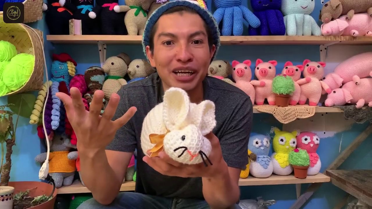 Tejí un cuadro y me salió un conejo. Como tejer un conejo.