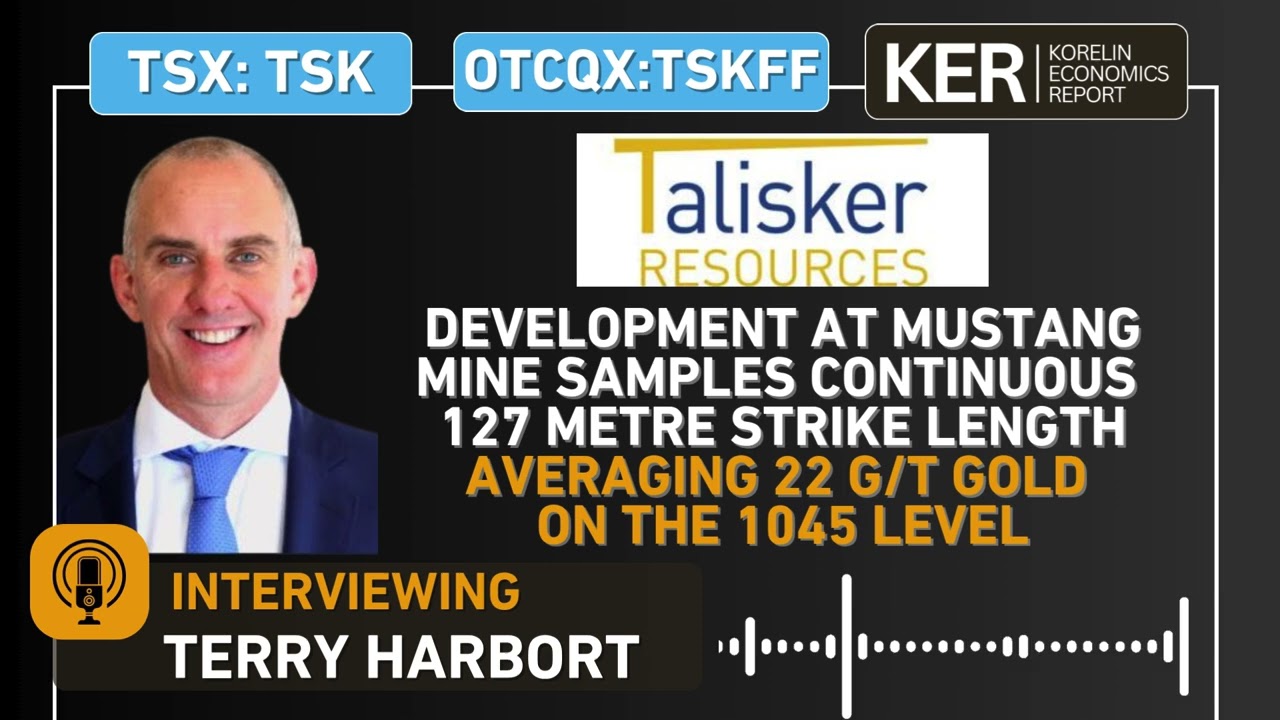 Talisker Resources – Continuous 127m Strike Length Averaging 22 g/t Gold on 1045 Level At Mustang