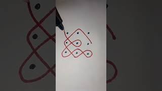 3 dots kolam|kambi kolam|easy method|for begginers