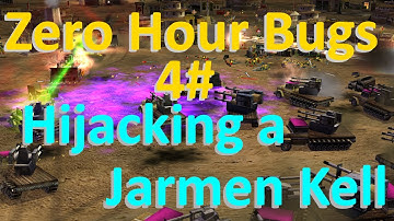 Bugs! Did you know? Part4 "Hijacking a Jarmen Kell" [C&C Zero Hour]