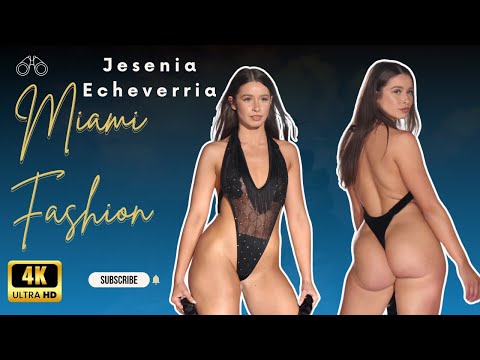 Jesenia Echeverria |Slow Motion| Vertical |Miami Fashion week| ? NEW |  amazing model ?️  |1002|2024