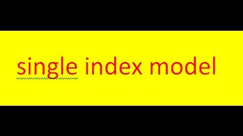 single index model mba finance project portfolio management page 17