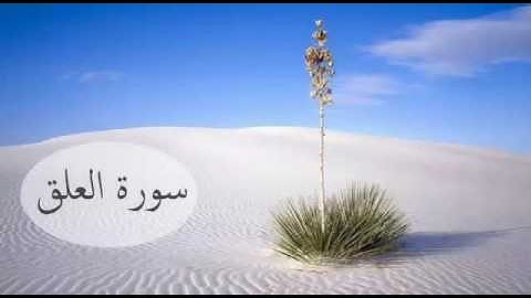 سورة العلق | القارئ عبدالعزيز الزهراني