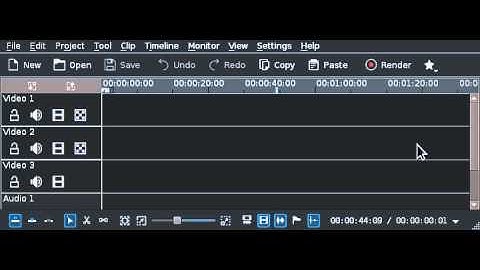 Kdenlive Timeline Timer with Monospace Font (Nice!)
