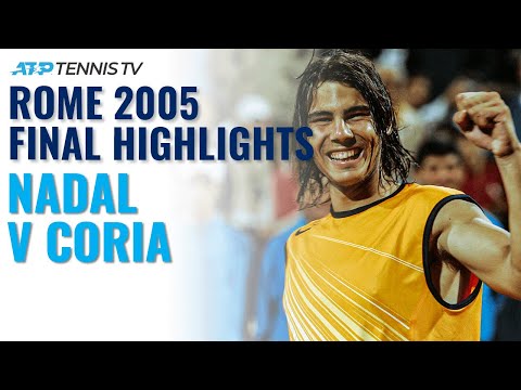 Rafa Nadal v Guillermo Coria: Rome 2005 Final Classic Highlights