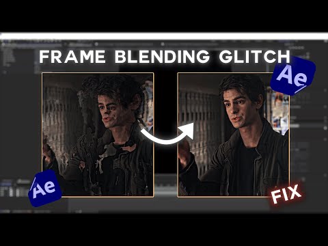 How to Fix Frame Blending Glitch on After Effects