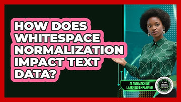 How Does Whitespace Normalization Impact Text Data?