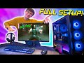 The DREAM RTX 3060Ti Gaming PC Build &amp; Setup 2021! 🤤  (w/ Cyberpunk 2077 Gameplay Benchmarks)  | AD