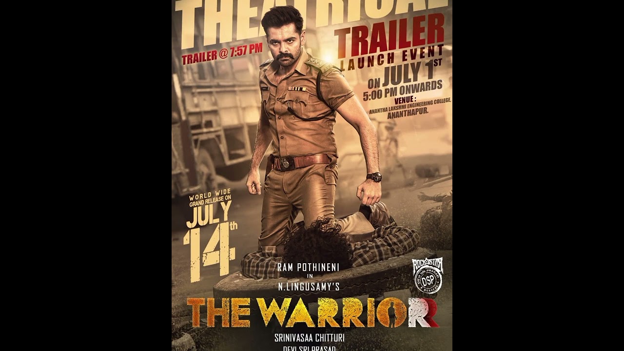 THE WARRIOR TRAILER ON JULY 1st AT 7:57 PM
