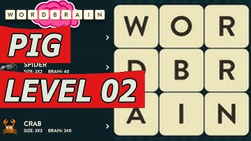 WordBrain Pig Level 2 Answers (Android/IOS)
