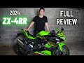 New 2024 kawasaki zx4rr full first ride  review