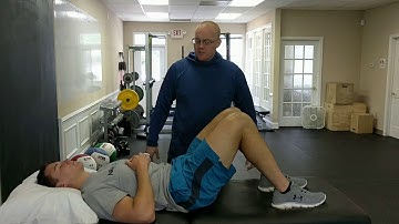 Hooklying Glute Bridge