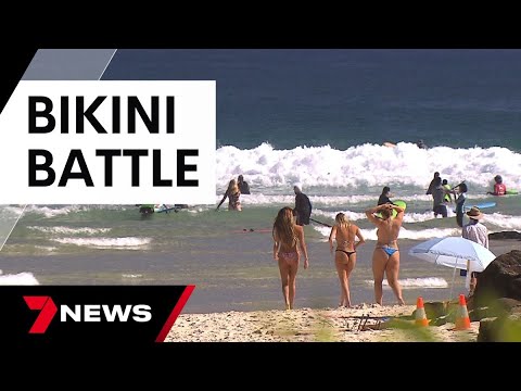 Gold Coast afire with debate over banning G-string bikinis in the streets | 7 News Australia
