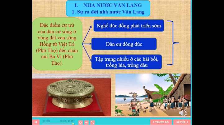 Nhà nước văn lang được thành lập như thế nào