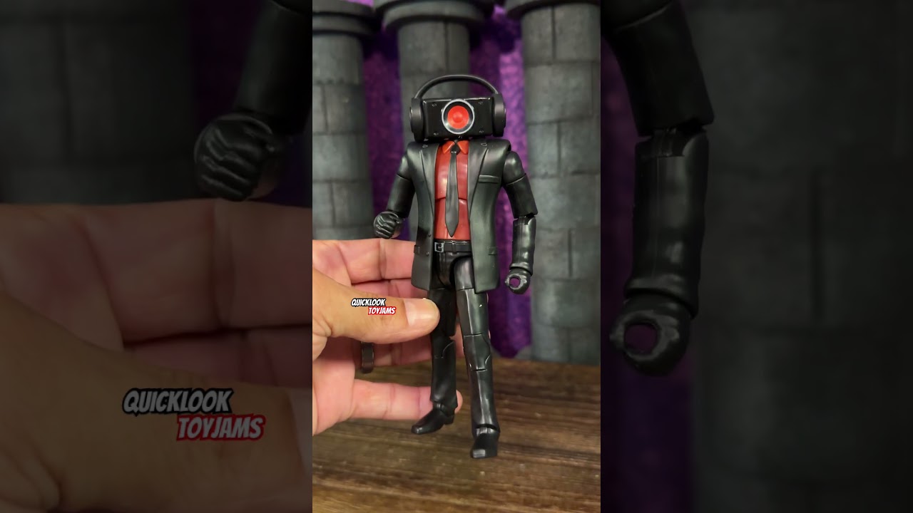 DARK SPEAKER MAN (Deluxe) QUICK LOOK Skibidi Toilet Action Toy Figure Review