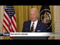 Biden answers reporters' questions on anniversary of presidency