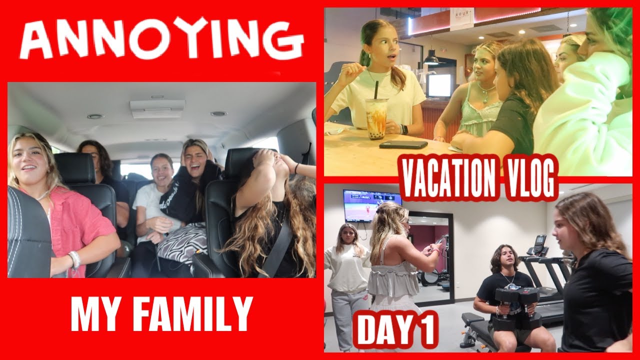 Crazy trip to West Palm Beach !Annoying my family .Day #1VLOG#935