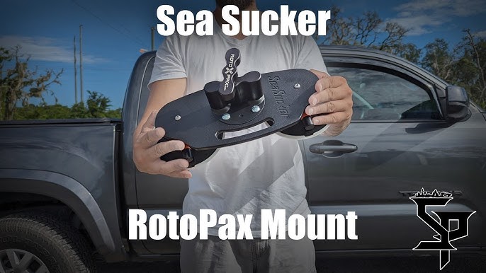 SeaSucker Vacuum Mount Suction Cup Camping Paper Towel Holder with Tension  Band Black - MB5420B - Overlanded