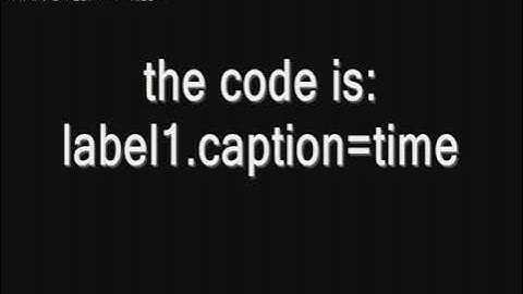 How to make a cool digital clock in Visual Basic 6 0