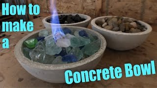 Make a Concrete Bowl and More!