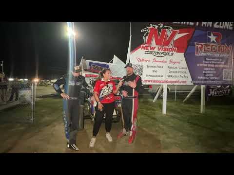 DRIVER OF THE 35 JEFF EMERSON WINS AT BOYD RACEWAY