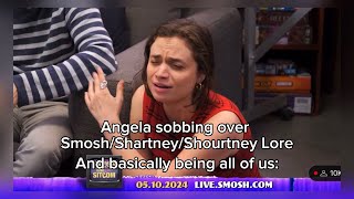 Angela Sobbing Over Smoshshartneyshourtney Lore And Basically Being All Of Us