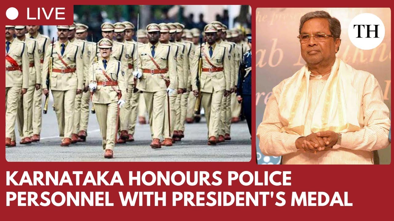 CM Siddaramiah and Governor of Karnataka lead President's Medal ceremony in Bengaluru